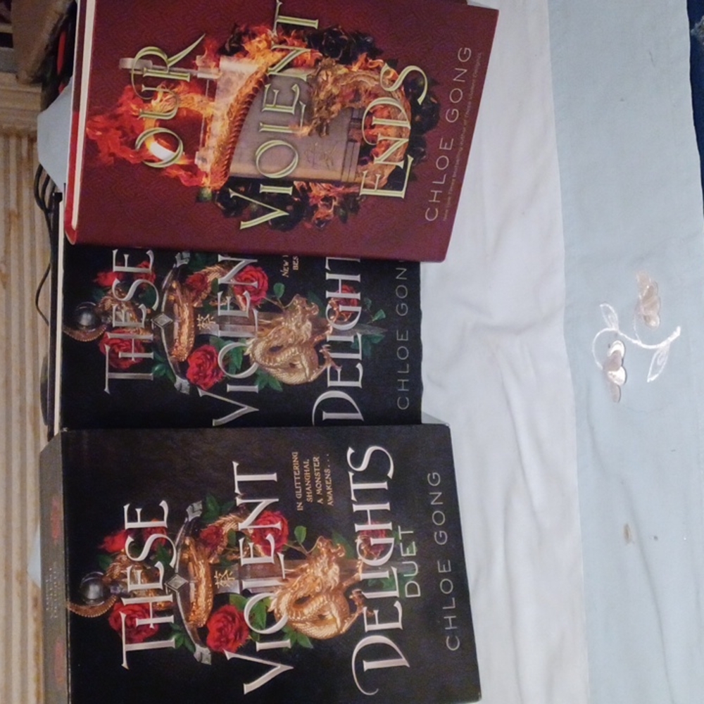 2 Books, These Violent Delights, Slip Cover For Both Books